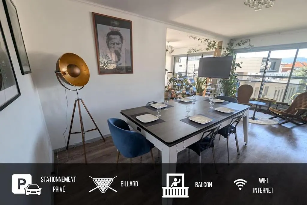 Logement 85M2, Hypercentre, Balcon, Parking, Clim location